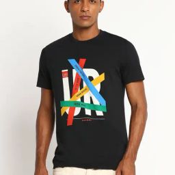 Lee Black Crew T-Shirt-picture-8