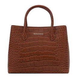 Miraggio Fall Brown Medium Victoria Handbag-image-33