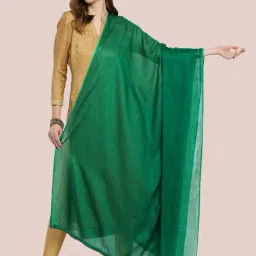 Dupatta Bazaar Green Cotton Dupatta-picture-20