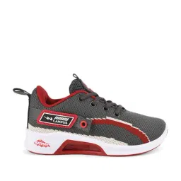 Campus Kids Grey & Rust Running Shoes-image-1