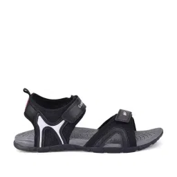 Campus Men's Black Floater Sandals-image-60