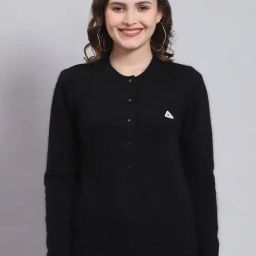 Monte Carlo Black Wool Textured Cardigan-picture-16