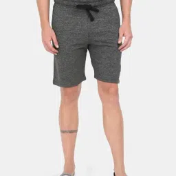 Masculino Latino Dark Grey Regular Fit Shorts-picture-48