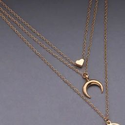 SOHI Gold Designer Necklace-image-15