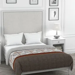Portico New York Brown & Black Printed Verve Double King Duvet Cover-picture-9