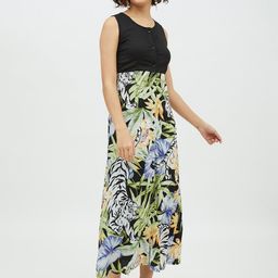 StyleStone Women Multicoloured Printed Maxi Dress-image-36
