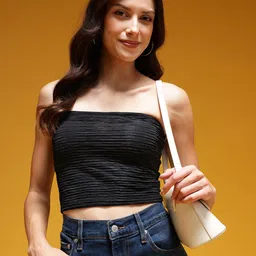 HERE&NOW Textured Tube Crop Top-image-42