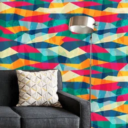 ArtzFolio Printed UV-Resistant Anti-Bacterial Grunge Mosaic Peel & Stick Wallpaper-image-78