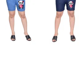 MIRAKSH Girls Blue Shorts-picture-27
