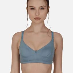 mod & shy Blue Cotton Non-Padded T-Shirt Bra-picture-42