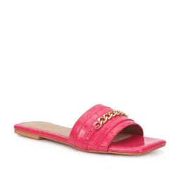Truffle Collection Women's Fuchia Casual Sandals image 2
