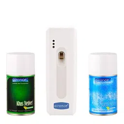 Airance Automatic A5 Perfume Dispenser With 250 ml Each  Khus  (Vetiver) & Cool Splash Fragrance Refill (Pack of 3)-image-14