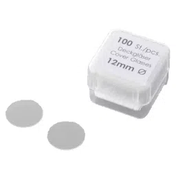 AS ONE Round Cover Glass Borosilicate glass 0.13-0.16 mm, NO.0111620 (Set of 1000 pcs)-20