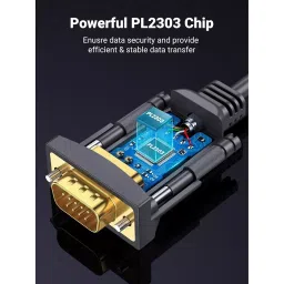 UGREEN USB to RS232 DB9 Serial Male Converter Adapter Cable for ‎Charging Adapter image 4