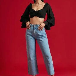 The Clothing Factory Black Crop Top-image-49