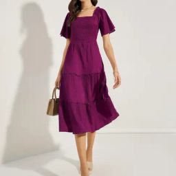 Styli Purple Regular Fit Dress-image-52