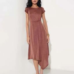 Annabelle By Pantaloons Maroon Regular Fit Dress-picture-42
