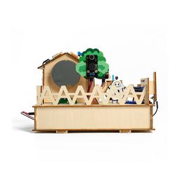 ACEBOTT ESP32 Smart Home Starter Kit Wooden House IoT Wifi APP(Luxury Version) with Story-based Tutorial image 2