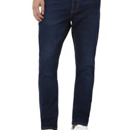 Peter England Navy Slim Fit Jeans-image-37