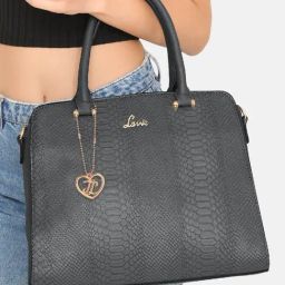 Lavie Grey Animal Effect Medium Satchel Handbag-image-63
