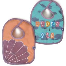 MiArcus Kids Multicolor Cotton Printed Bibs (Pack of 2)-image-29