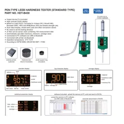 Insize Standard Model Pen-Type Leeb Hardness Tester -20 to 70°C, HDT-B430 image 2