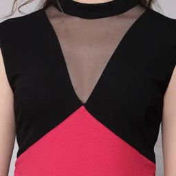 KASSUALLY Black Color-Block Basic Jumpsuit image 5