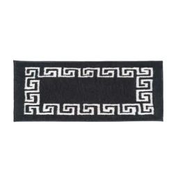 Freelance Greek Key Black Microfibre 1800 GSM Explorer Bath Mat-picture-29