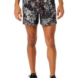 Asics Performance Black Regular Fit Printed Sports Shorts-picture-4