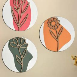 Art Street Orange MDF Wall Decor For Home D¿cor-image-9