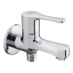 Plato Metallic Finish High Flow Trendy 2 Way Bib Cock Size of 19.05 mm (3/4 Inch), T 006-41