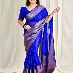Areca Designer Woven Design Pure Silk Banarasi Saree-50