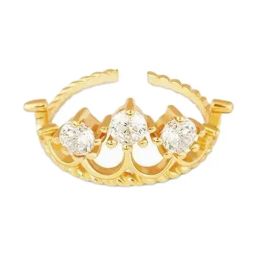GIVA 925 Sterling Silver Golden Ring for Women-image-68