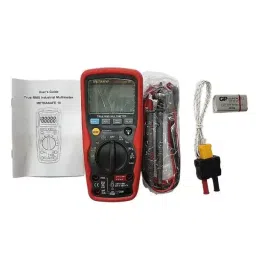 Metravi Digital TRMS Multimeter Backlit LCD Display Black & Red, Metrasafe-18 image 3