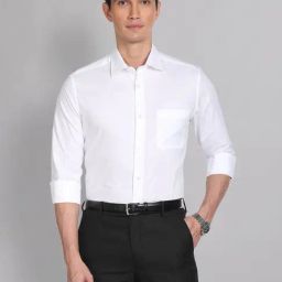 AD by Arvind White Regular Fit Shirt-picture-12