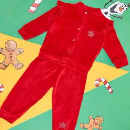 Pantaloons Baby Red Cotton Embellished Full Sleeves Sweatshirt Set-image-87