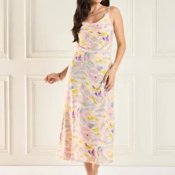 Magre Multi Print Midi Dress-image-31