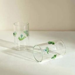 Freedom Tree Song Bird Handblown Water Glass - Set Of 2-image-44