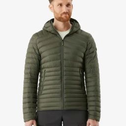 Forclaz By Decathlon Green Slim Fit Quilted Sports Hoodie-image-53