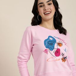 HERE&NOW Graphic Printed Full Sleeves Casual Sweatshirt-image-69