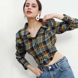 Pinacolada Multicolor Cotton Regular Fit Checked Shirt-image-26
