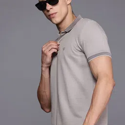 Allen Solly Geometric Self-Design Polo Collar Regular Fit T-shirt-image-73