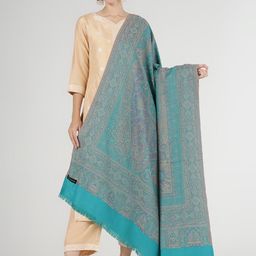 PASHMAL INDIA PRIVATE LIMITED Women Floral Woven Design Shawl-image-81