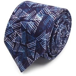 Tossido Men Blue & White Printed Broad Tie-image-94