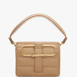 Outhouse Leather Structured Handheld Bag with Tasselled image 2