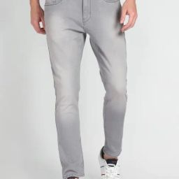 U.S. Polo Assn. Denim Co. Grey Cotton Tapered Fit Jeans-image-1