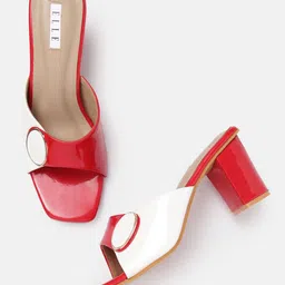 ELLE Women Colourblocked Block Heels-2