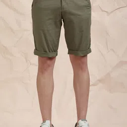 beevee Men Regular Fit Mid-Rise Knee Length Cotton Shorts-picture-37
