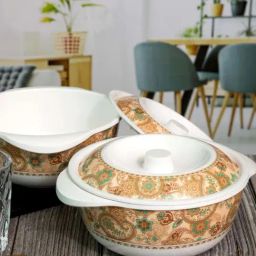 Servewell Badami Melamine 19 cm Serving Casserole (1.25 L) - Set of 4-image-34
