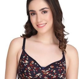 Liigne Floral Printed Full Coverage Lightly Padded All Day Comfort Everyday Bra-picture-41